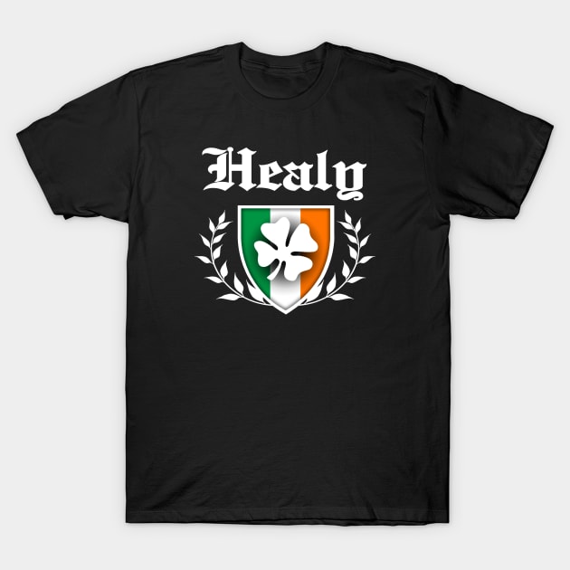 Healy Shamrock Crest T-Shirt by robotface